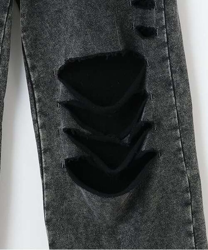 Damage Sweatpants,Charcoal gray, medium image number 15