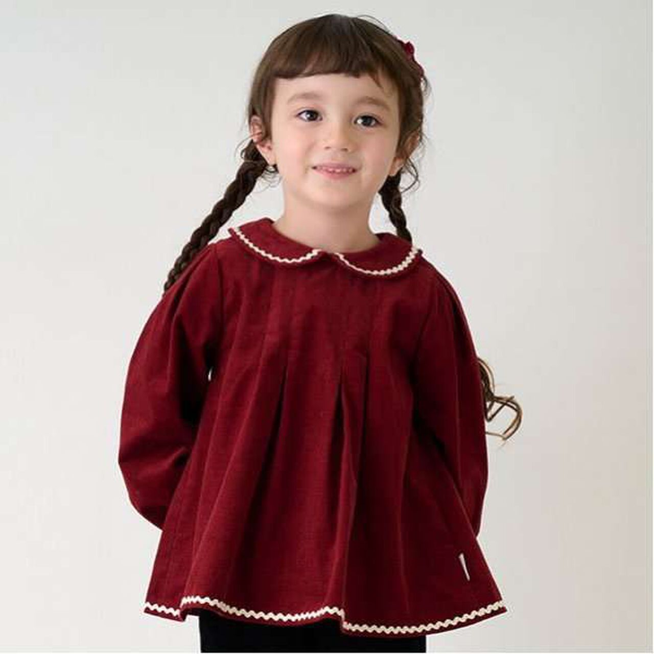 [Link] Charcoal Blouse,Ivory, large image number 17