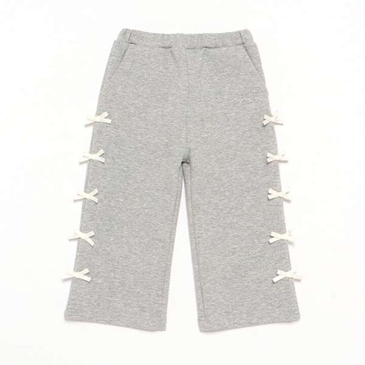 [Anti-Stain] Link Ribbon Wide Pants,Navy, medium image number 9