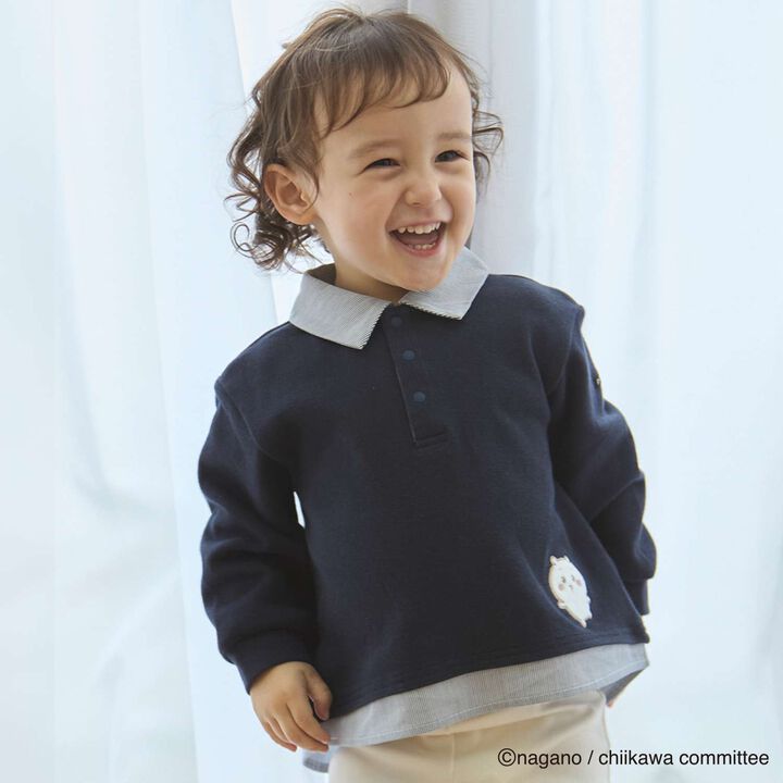 Chikawa Anime Long-Sleeve T-Shirt with Docking Design,, medium