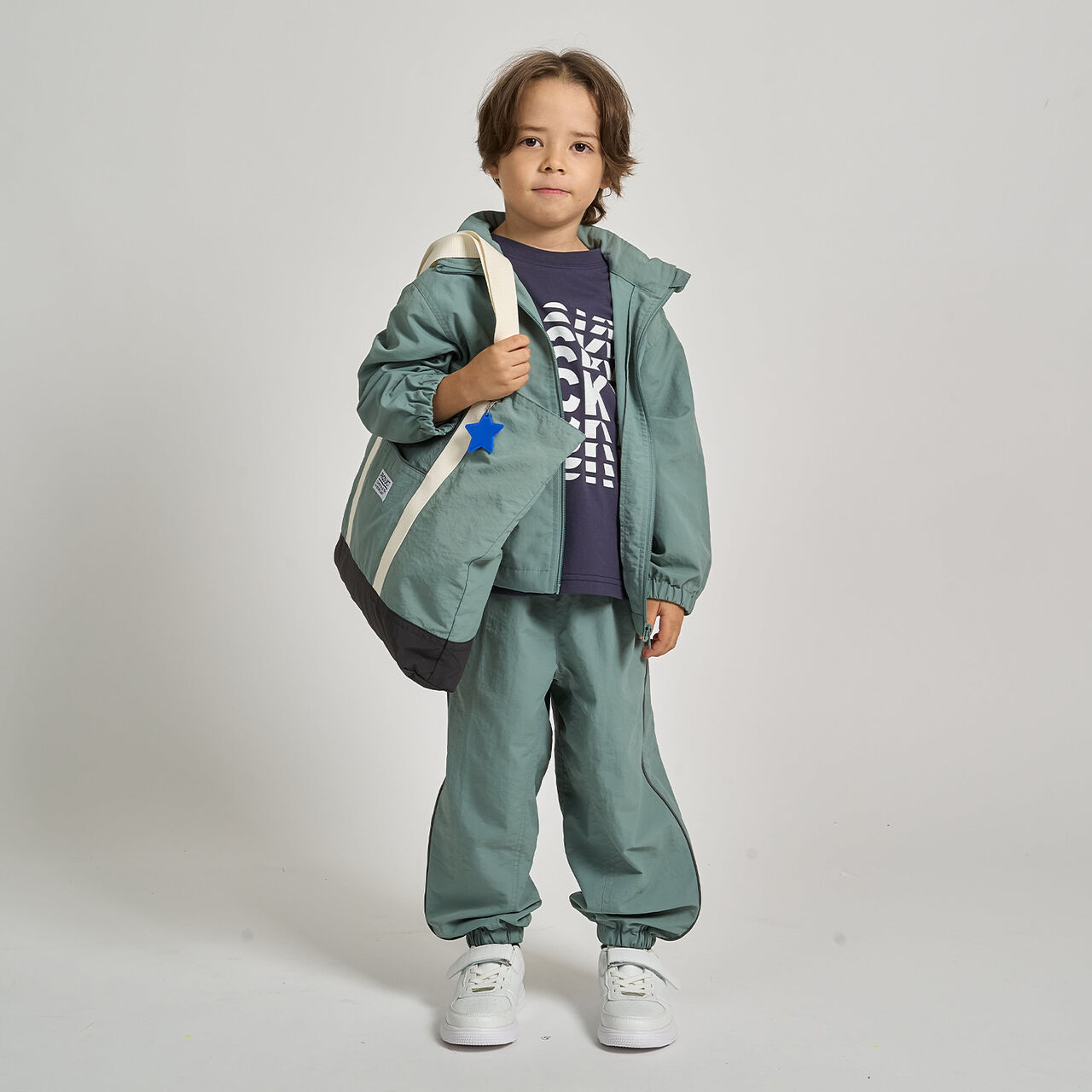 [School-Ready] Lesson Bag (Water-Repellent, Anti-Stain, Durable, UV Protection) with Reflective Sheet,Blue green, large image number 14