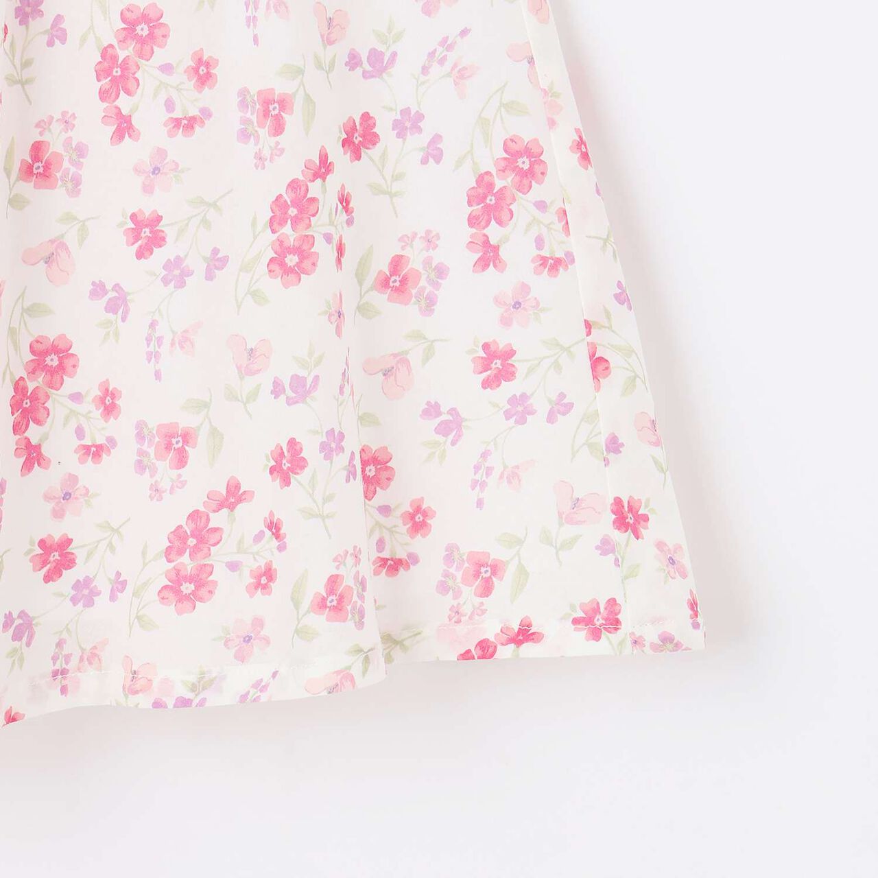 Link Floral Pattern A-Line One-Piece Dress,Blue, large image number 8