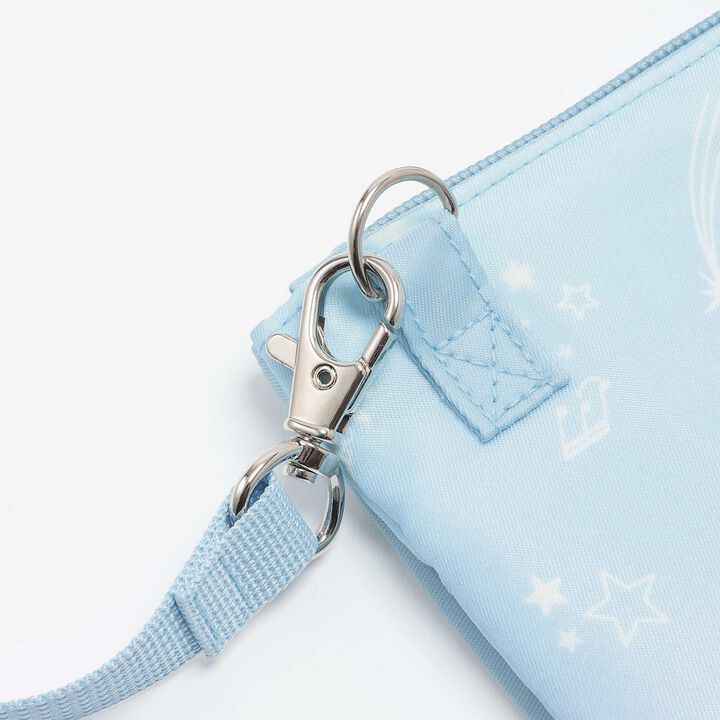 Zodiac & Musical Note Pattern Sacoche Bag ♪ (School Compatible),Light blue, medium image number 5