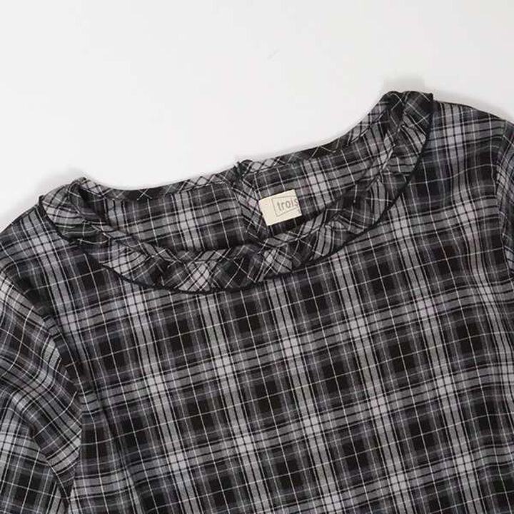 Troislapins Knit Vest & Tunic Set (140-160),Black, medium image number 12