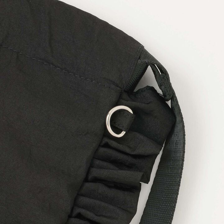 A4-Compatible Water-Repellent Sparkling Logo Knapsack,Black, medium image number 4