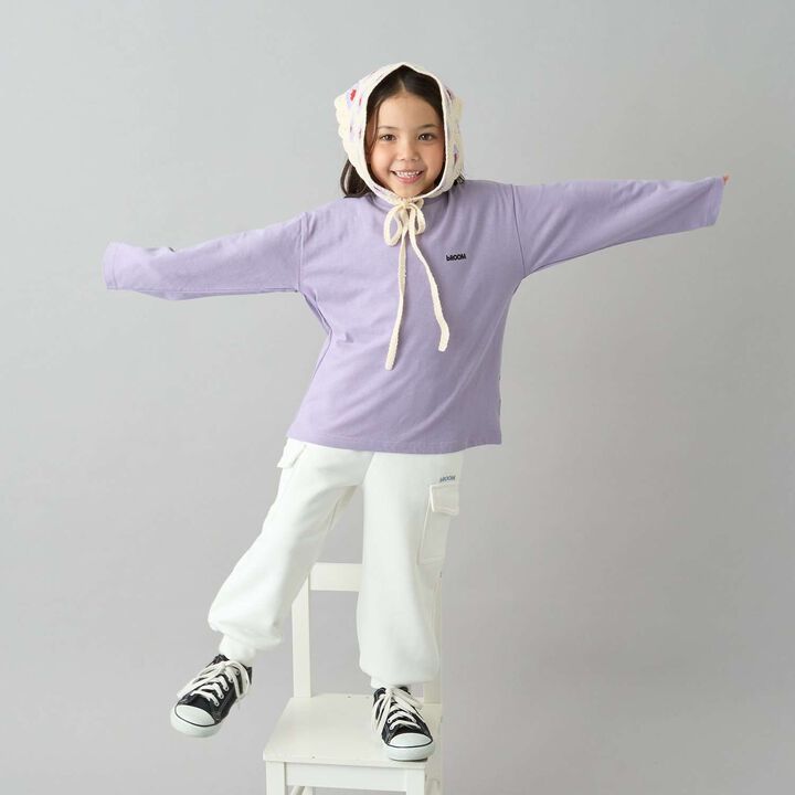 [Daily Standard Wear] Oversized Simple Design Long-Sleeve T-Shirt with Accent,Ivory, medium image number 32