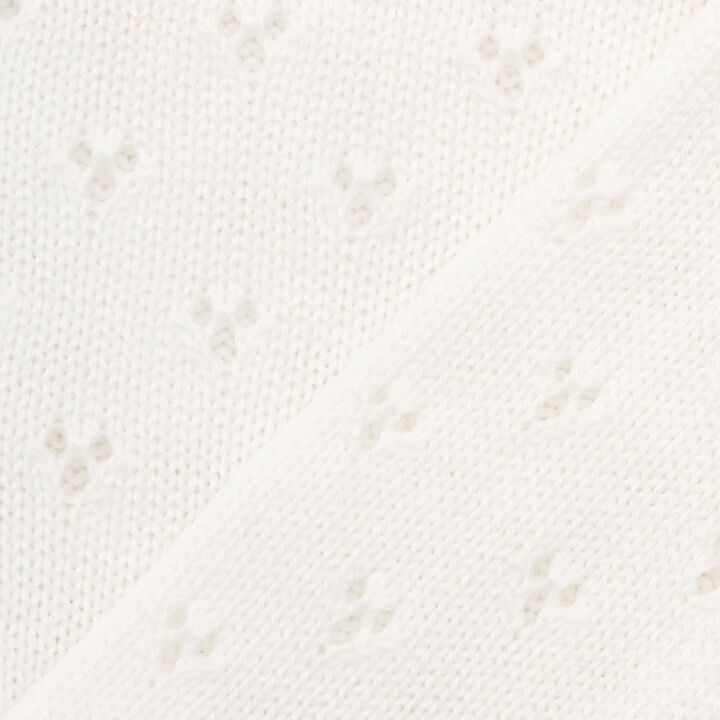 Strawberry & Cherry Motif Cardigan,Off white, medium image number 6