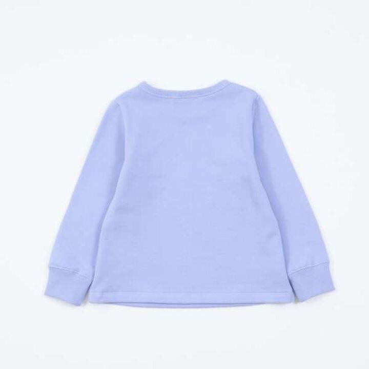 KP Mimi Appliqué Heart Balloon Sweatshirt (80-150),Lavender, medium image number 3