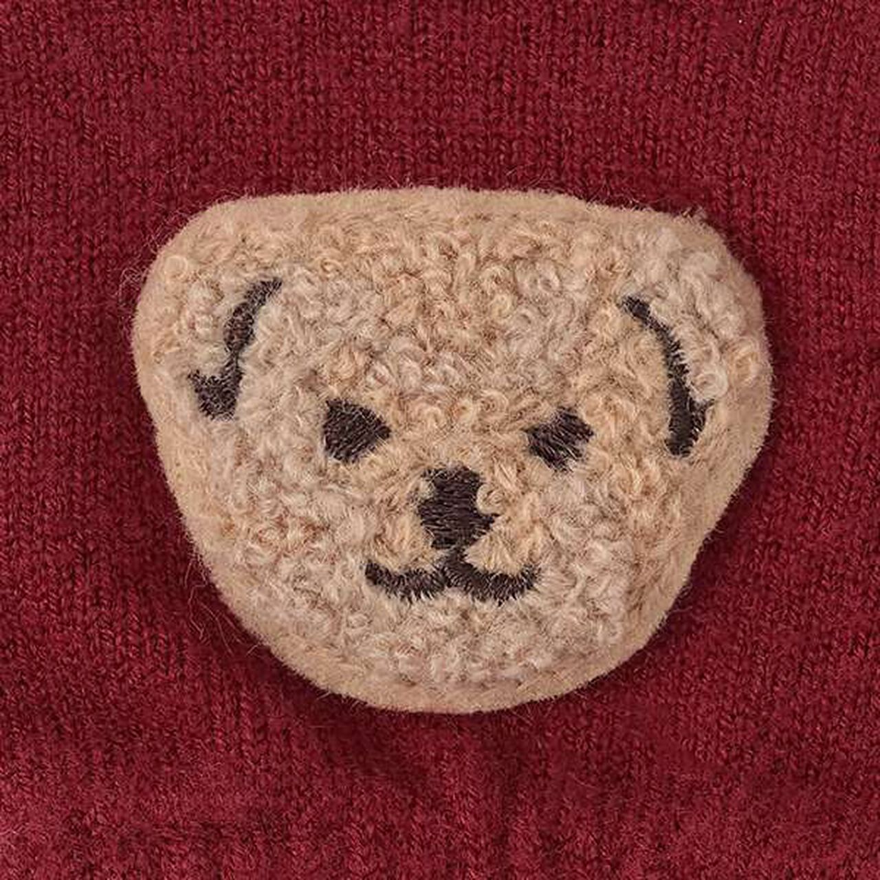 Appliqué Gloves,Gray, large image number 2