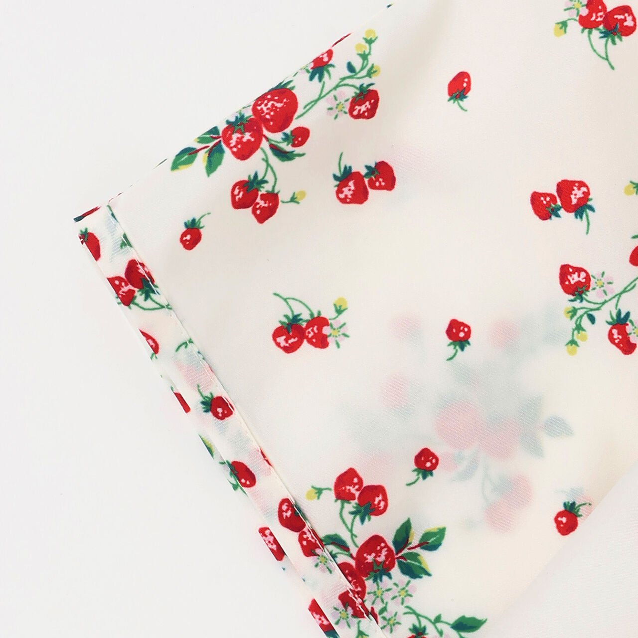 Wild Strawberry Rain Poncho,Pearl white, large image number 3