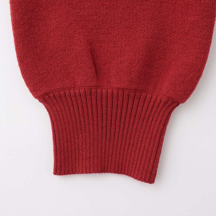 Shaggy Heart Logo Knit Pullover,Red, medium image number 3