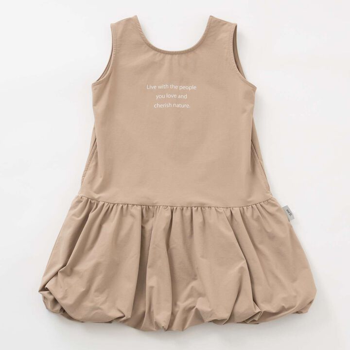 [Amphibious] Balloon Hem One-Piece Dress,Beige, medium image number 16