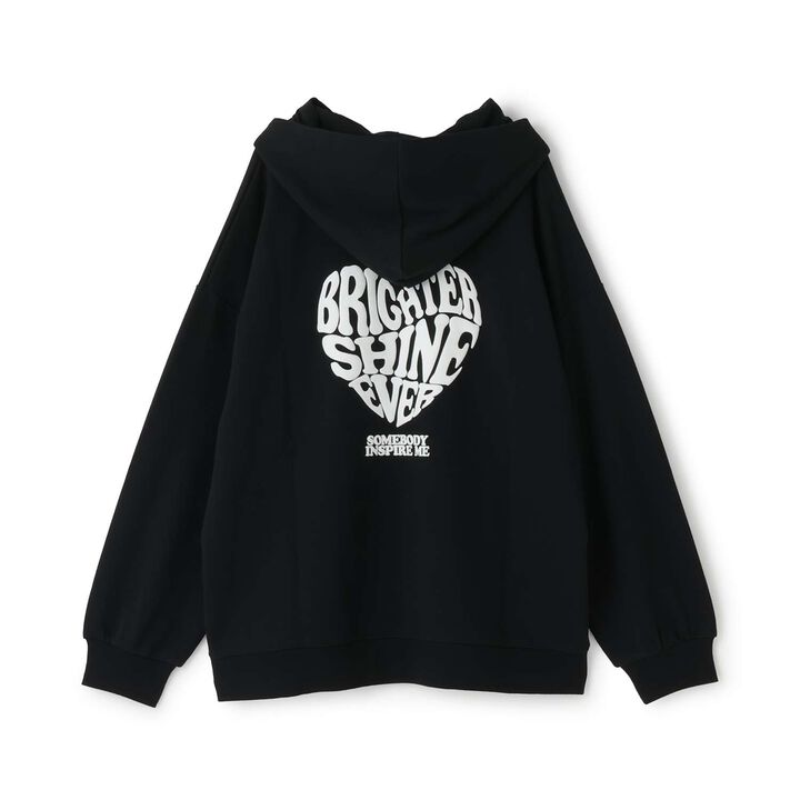 [Seconds Cute Top] LTXC Puffy Heart Loose Parka,Black, medium image number 27