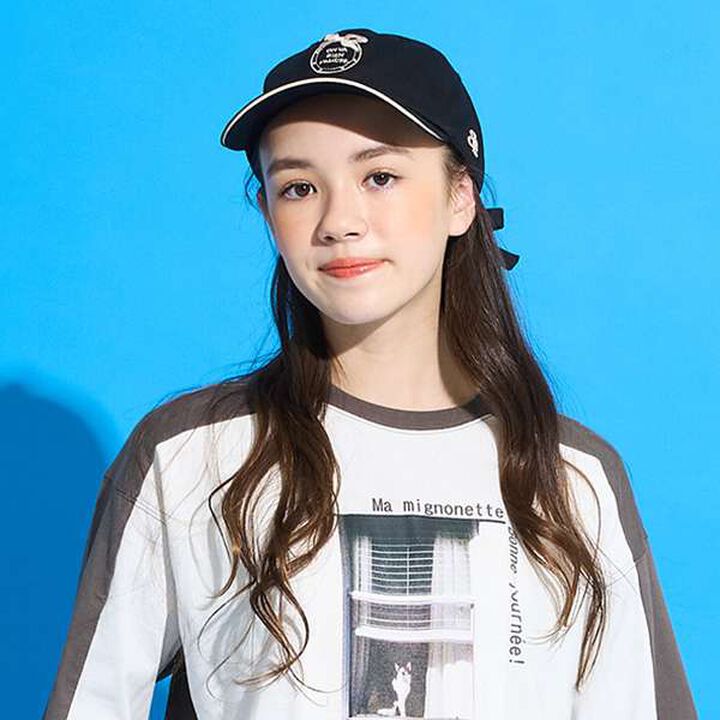 Ribbon Embroidered Cap,Black, medium image number 27