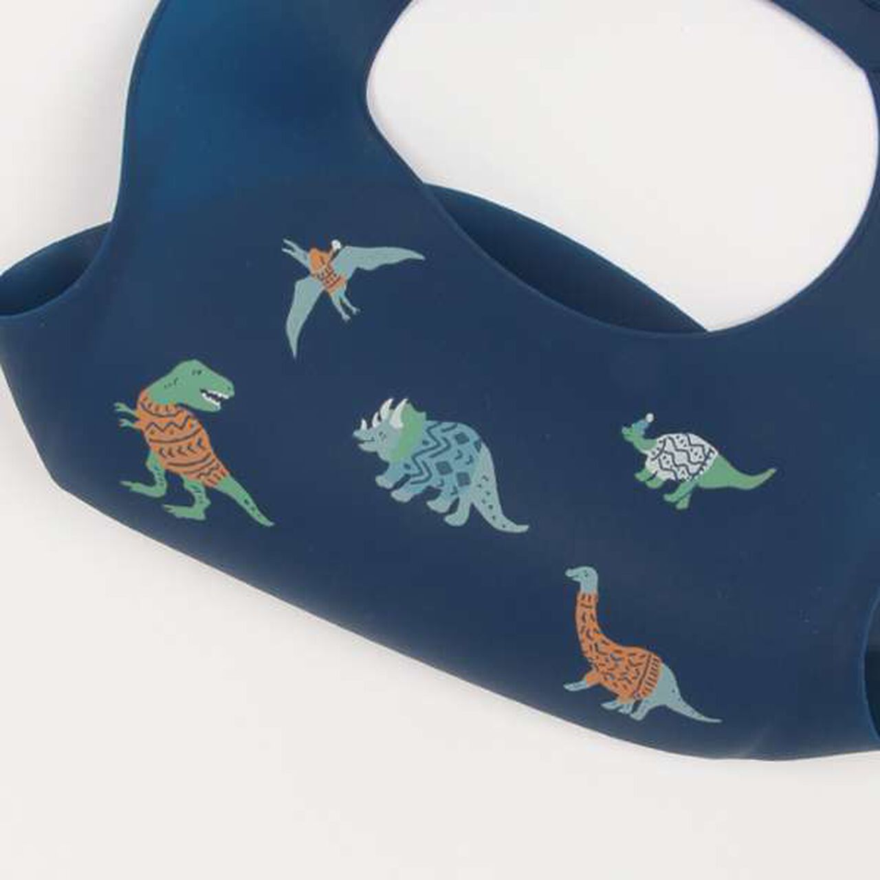 Silicone Feeding Bib,Ivory, large image number 6