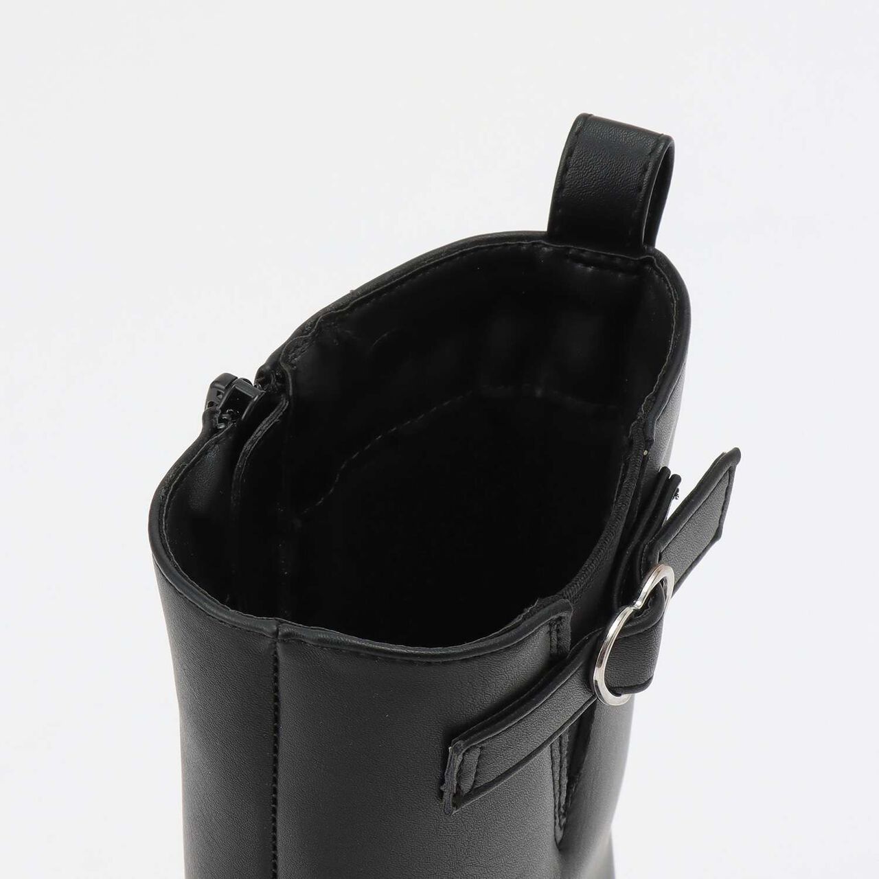 Heart Buckle Engineer Boots,Dark brown, large image number 2