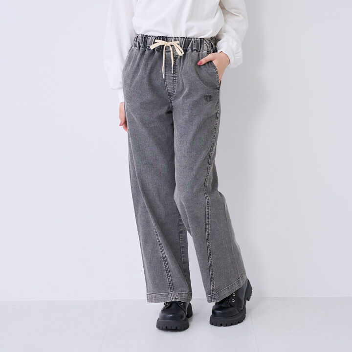 [ME DENIM] Stretch Quick-Dry Easy Pull-On Pants,Gray, medium image number 7