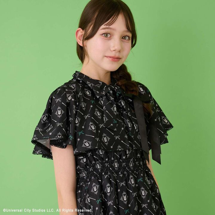 [WICKED] All-Over Pattern One-Piece Dress,Pink, medium image number 16