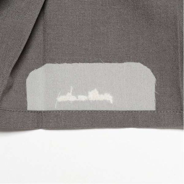 [Link] Double Waist Pleated Skirt-Pants,Brown, medium image number 2