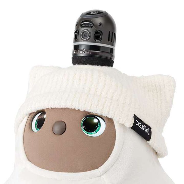 X-girl Stages &times; LOVOT Cat Ear Knit Cap,Black, medium image number 8