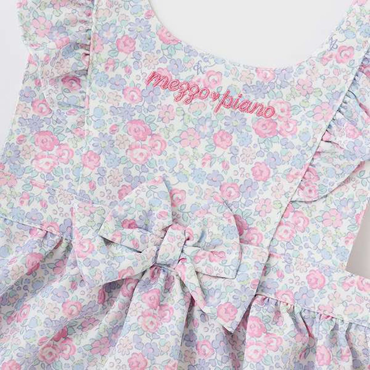 Little Flower Pattern Apron & Headband Set (Box Included),Off white, large image number 3