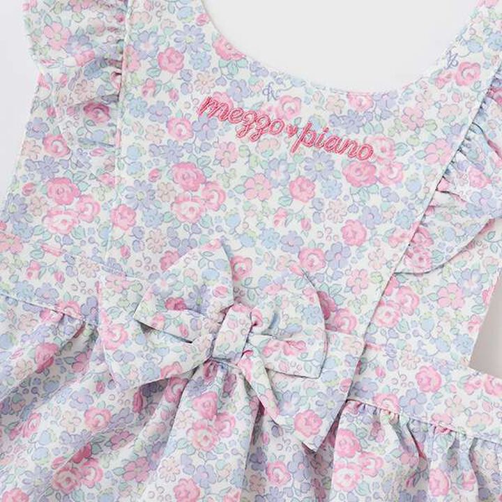 Little Flower Pattern Apron & Headband Set (Box Included),Off white, medium image number 3