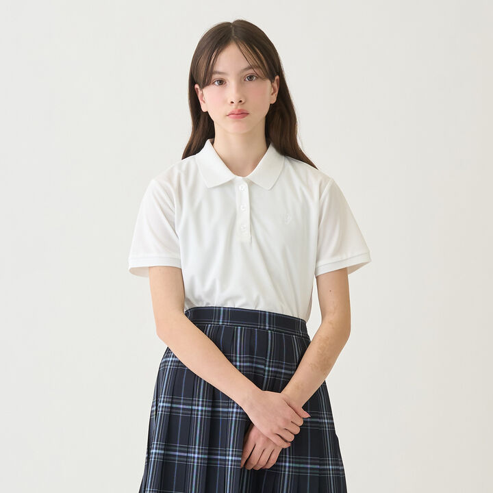 Quick-Dry Absorbent Polo Shirt,White, medium image number 0