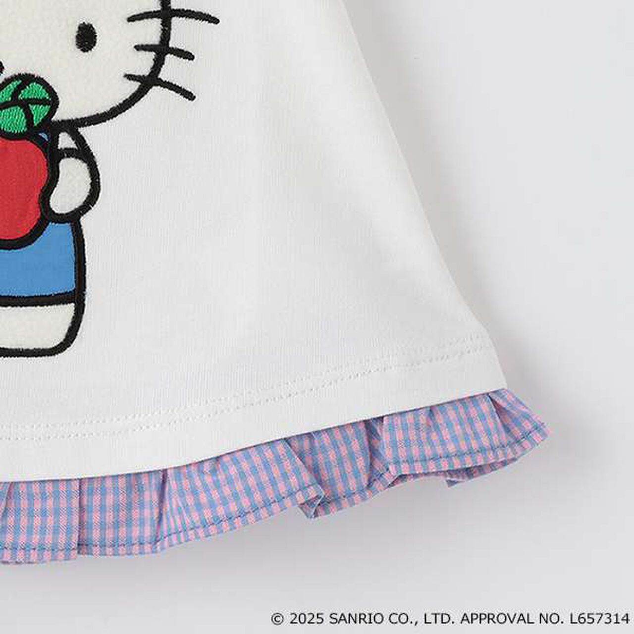 [HELLO KITTY] Frilled Collar Tunic,Off white, large image number 4