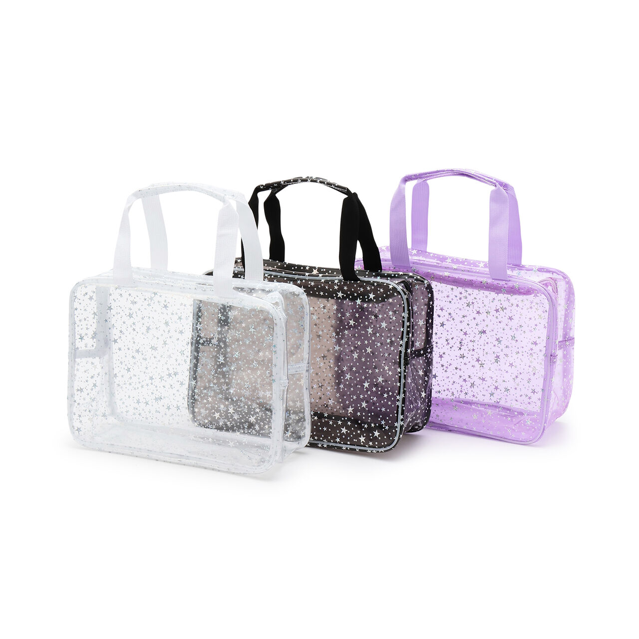 Shiny Vinyl Bag,Off white, large image number 9