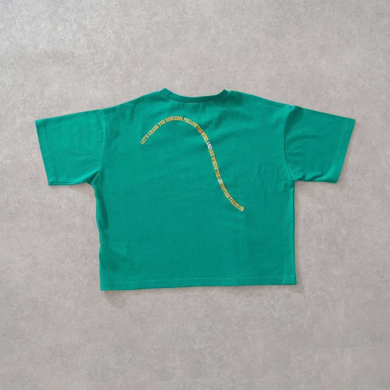 [100% Cotton] D-Jockey Print Short-Sleeve T-Shirt,Green, large image number 5