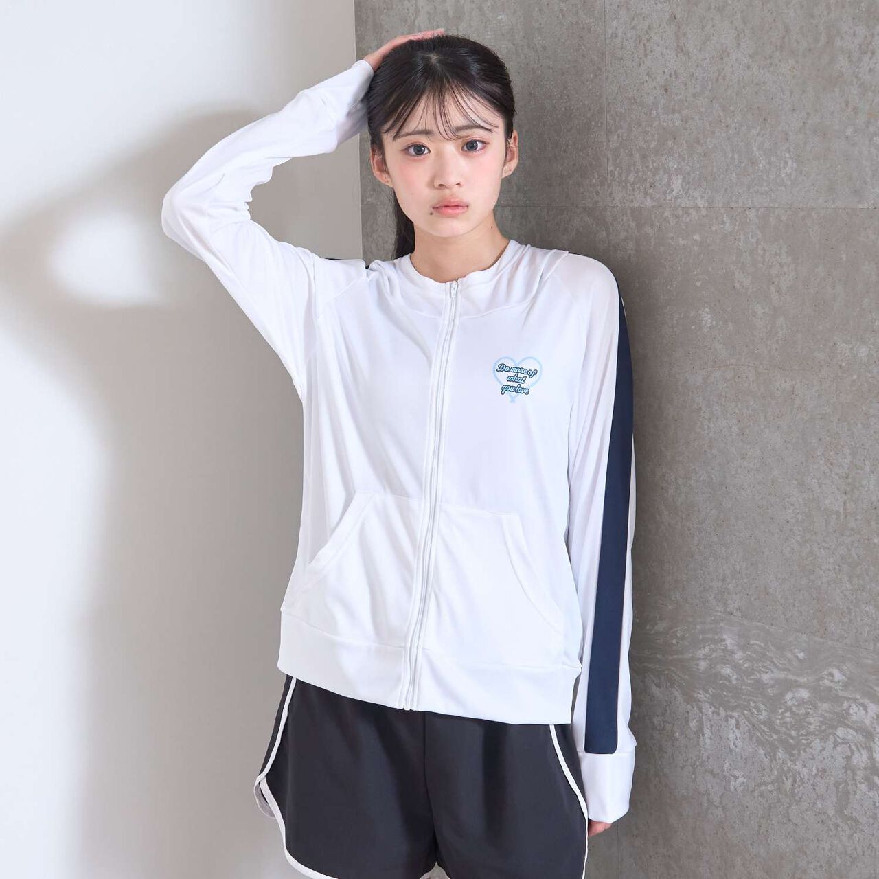 [SWIM] UV Rash Guard,Light khaki, large image number 1