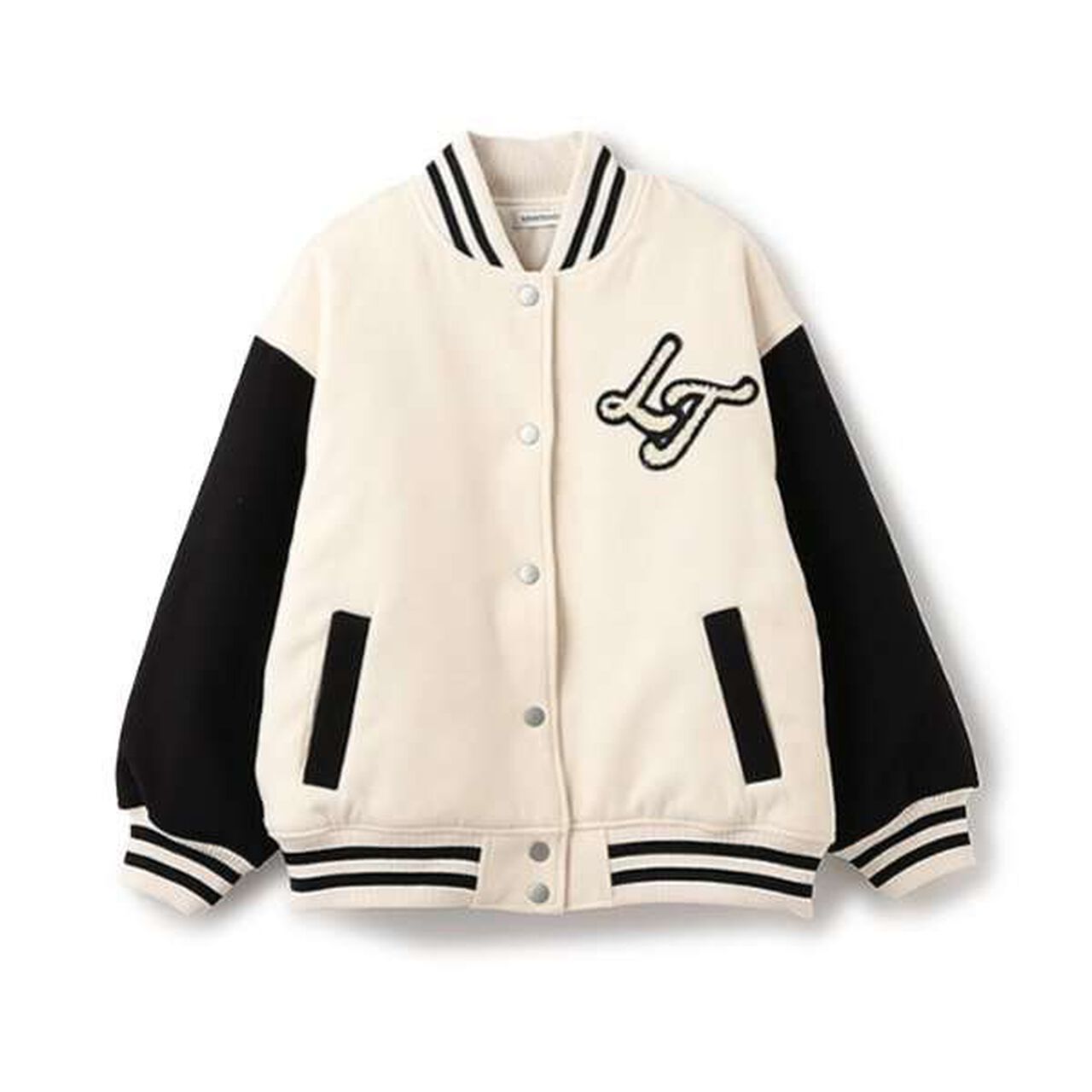 Reversible Quilted Stadium Jacket,Green, large image number 4