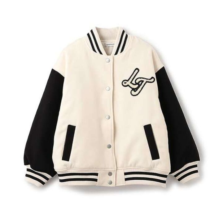 Reversible Quilted Stadium Jacket,Green, medium image number 4