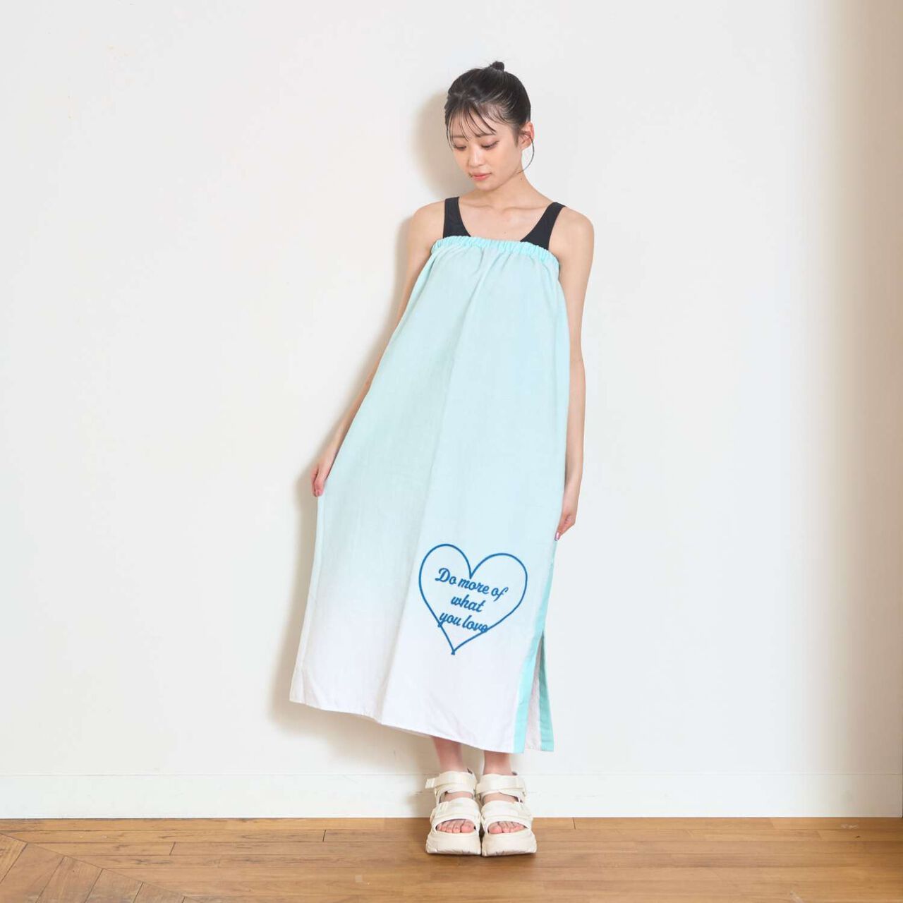 [LTXC] [SWIM] 100cm Gradient Wrap Towel,Mint, large image number 5