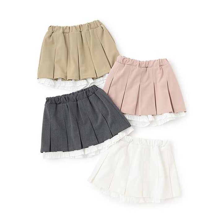 [Lycee Mine Ballet Series] Pleated Skirt (Inner Shorts Included),Charcoal gray, medium image number 11