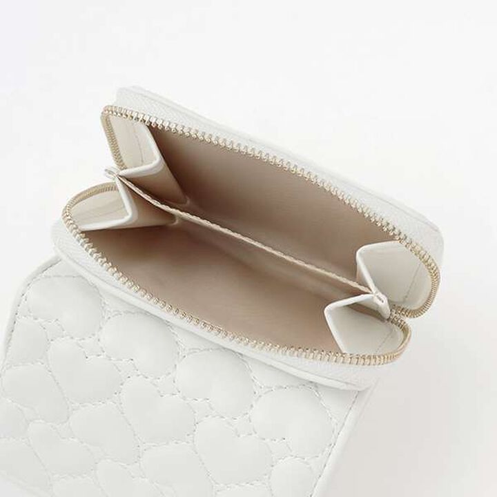 Heart Quilt Tri-Fold Wallet,Sax blue, medium image number 8