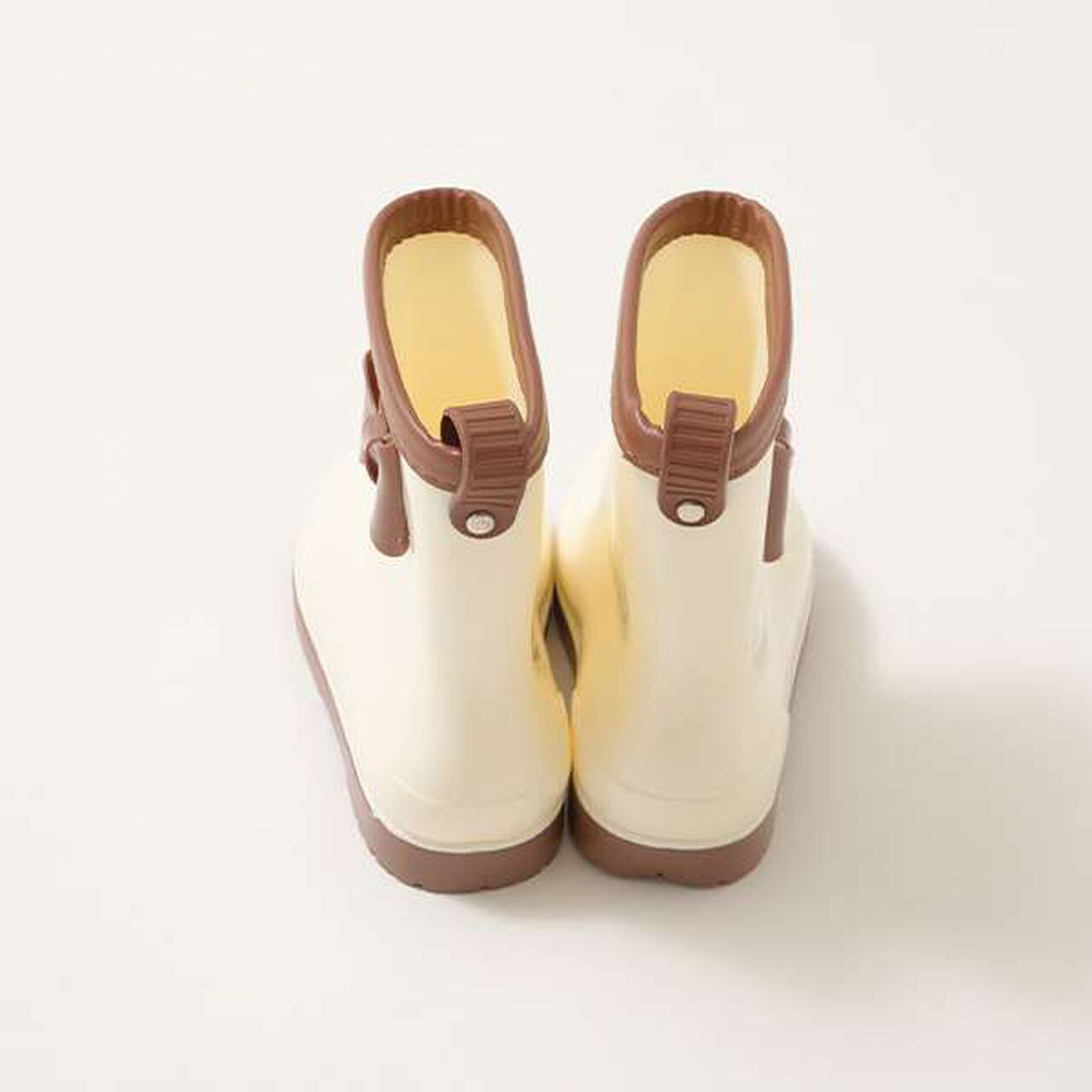 Bi-Color Rain Boots with Ribbon,Black, large image number 9