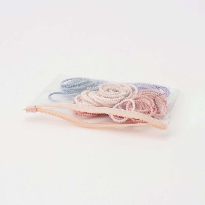 Hair Tie Set with Pouch,Multi color, medium image number 2