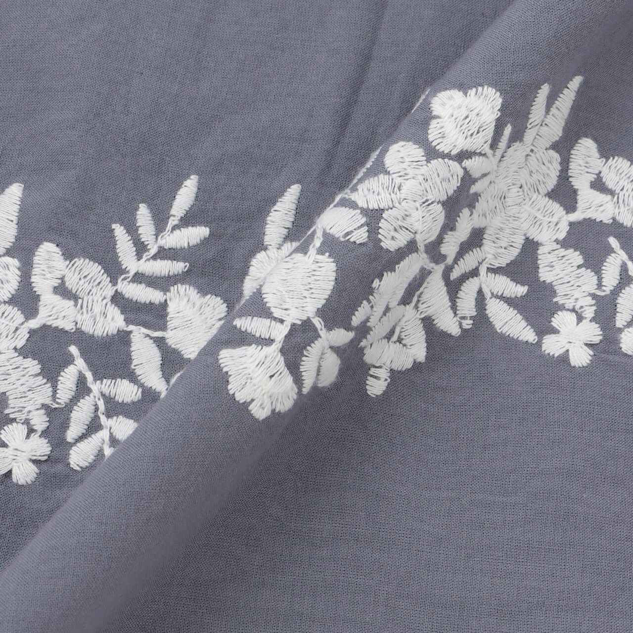 [親子連結款] 印度棉刺繡連身裙,墨藍色, large image number 8