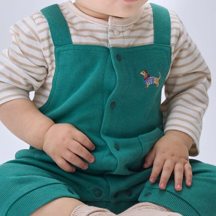 Animal-Style Overall Coverall,Navy, medium image number 1