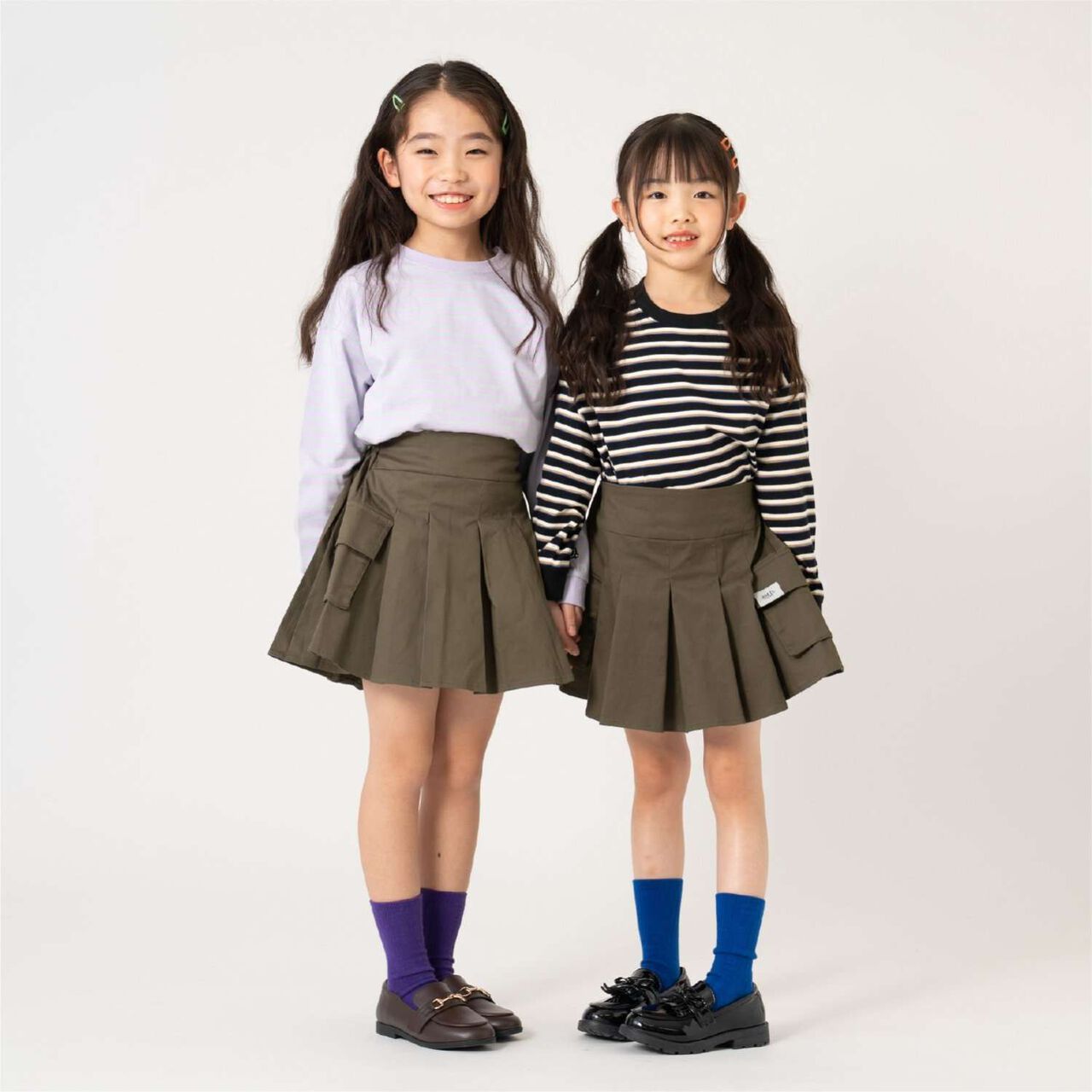 Pleated Cargo Culottes,Light khaki, large image number 6