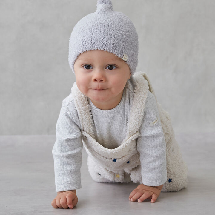 Star Embroidery Overalls Coverall,Ivory, medium image number 4