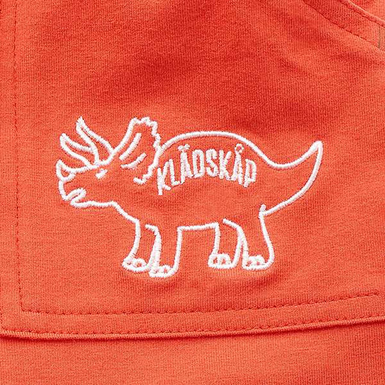 [Restock] Dinosaur Cuffed 6/10 Length Cut Pants,Red, large image number 5