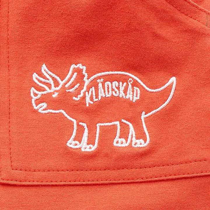 [Restock] Dinosaur Cuffed 6/10 Length Cut Pants,Red, medium image number 5