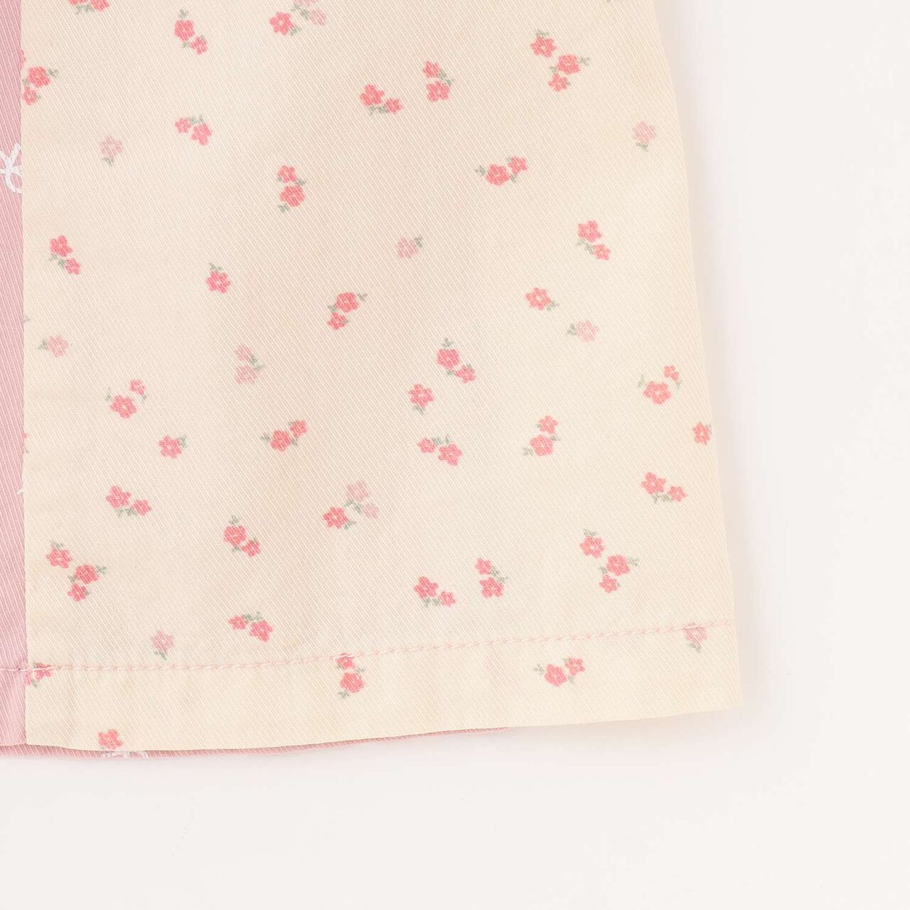 Denim All-Over Print Jumper Skirt,Pink, large image number 6