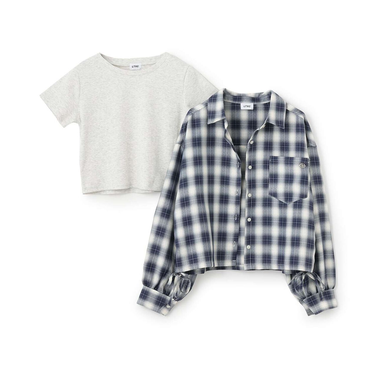 Checkered Shirt with Inner Lining,Black, large image number 10