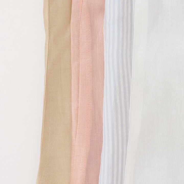 Sheer Shirt,Beige, medium image number 5