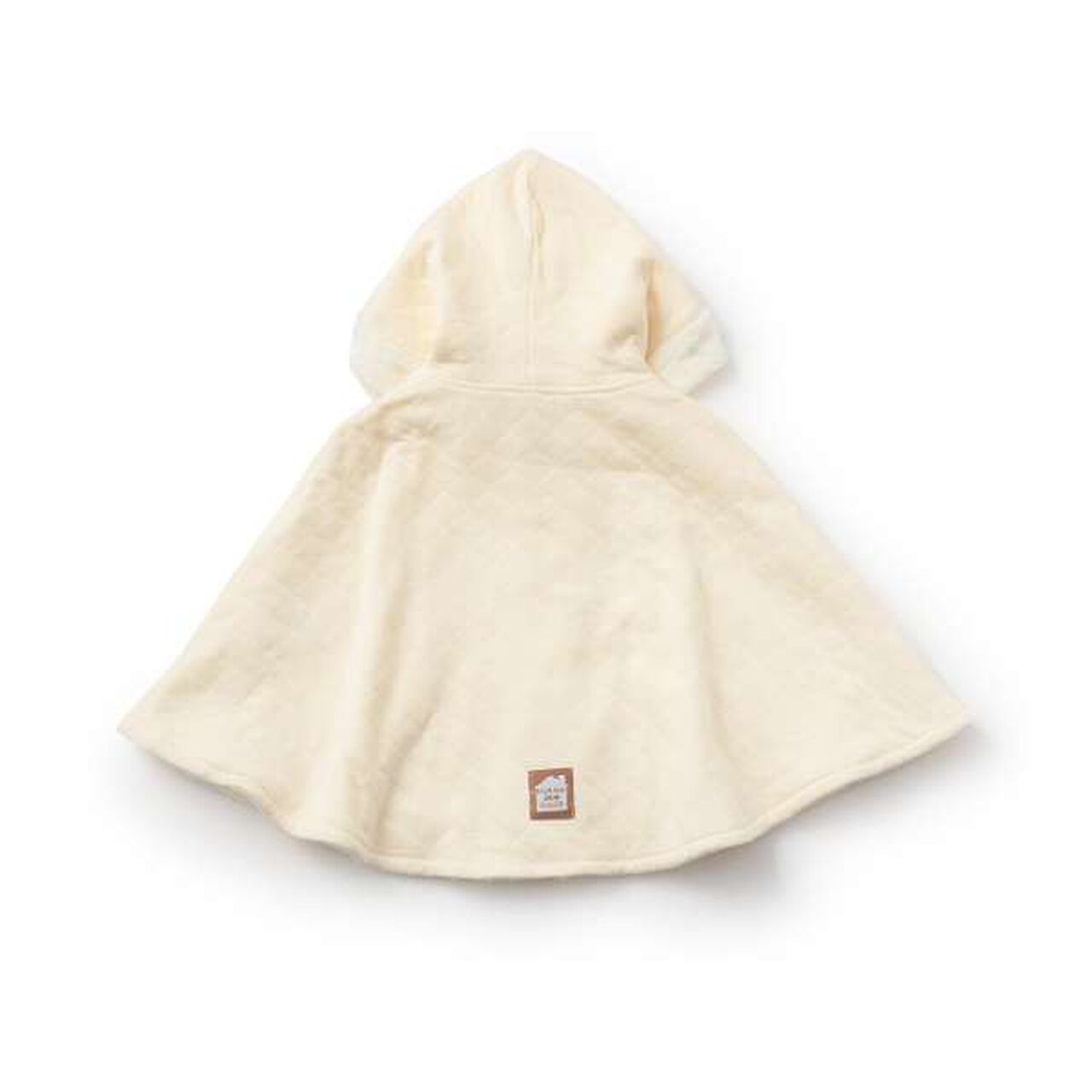 Animal Embroidery Quilt Cape,Ivory, large image number 1