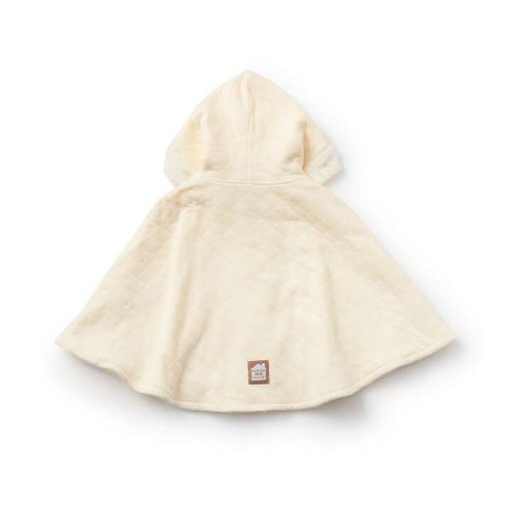 Animal Embroidery Quilt Cape,Ivory, medium image number 1