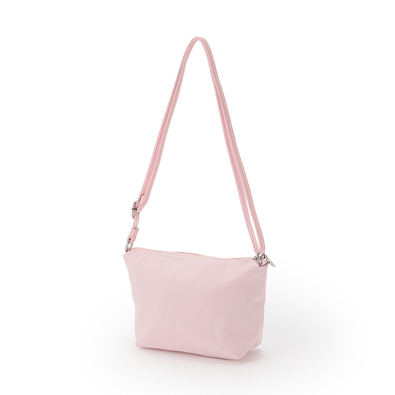 Ribbon Embroidery Small Shoulder Bag,Light pink, large image number 1